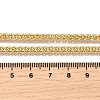 3MM Brass Wheat Chain Necklaces NJEW-M108-08G-3
