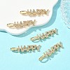 SHEGRACE Brass Micro Pave Cubic Zirconia Pendants XGRQ3D693-493G-4