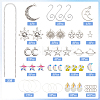 DIY Moon Star Hanging Suncatcher Making Kits DIY-SC0030-72-2