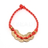 Chinese Fortune Coins Feng Shui Coins Link Bracelet BJEW-WH0011-12-1