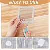 28Pcs 4 Styles Self-adhesive Plastic Window Screen Repair Patches DIY-DR0001-51-5
