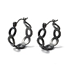 304 Stainless Steel Oval Link Chunky Hoop Earrings for Women EJEW-P197-06EB-1