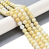 Baking Paint Glass Bead Strands X-GLAA-H031-01B-03-2