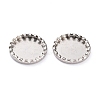 Non-Tarnish 304 Stainless Steel Cabochon Settings STAS-Y001-08P-2