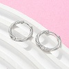 304 Stainless Steel Twist Hoop Earrings for Women LS-EJEW-A130-02C-P-5