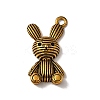 Tibetan Style Alloy Pendant Rhinestone Settings FIND-A038-17AG-1