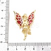 Brass Micro Pave Cubic Zirconia Pendants KK-C162-011B-4