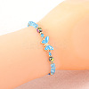 Bohemian Style Glass Braided Bead Bracelets ZC8551-2-1