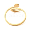 304 Stainless Steel Open Cuff Rings for Women LS-RJEW-N048-05G-3