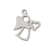 201 Stainless Steel Pendants STAS-S157-01D-P-1