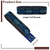 Ethnic Style Embroidery Polyester Ribbons OCOR-WH0066-07A-2