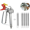 SUPERFINDINGS 20Pcs 201 Stainless Steel 60 Mesh Airless Spray Gun Filter FIND-FH0004-88-5