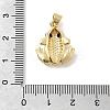 Brass Micro Pave Cubic Zirconia Pendants KK-H529-55A-G-3