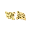 Ion Plating(IP) 304 Stainless Steel Pendants STAS-J042-26G-2