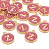 Golden Plated Alloy Enamel Charms ENAM-S118-08Z-4