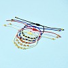 5Pcs Nylon Thread Bracelets BJEW-FS00020-9