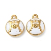 Ion Plating(IP) 304 Stainless Steel Pendants STAS-R008-07G-01-1