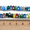 Handmade Evil Eye Lampwork Beads Strands LAMP-A007-02B-06-4