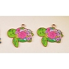 Alloy Enamel Pendants PW-WG21F84-05-1