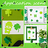 3Pcs 3 Styles Saint Patrick's Day Carbon Steel Cutting Dies Stencils DIY-GF0008-47-5