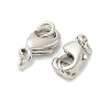 Rack Plating Brass Lobster Claw Clasps KK-F090-26P-01-2