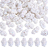 50Pcs UV Plating Iridescent Acrylic Bead OACR-GO0001-02-1
