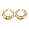 Ion Plating(IP) 304 Stainless Steel Hoop Earrings EJEW-O096-34G-1