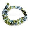 Dyed Imitation Gemstone Glass Beads Strands GL-Z001-03B-10-3