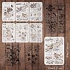 PET Plastic Drawing Painting Stencils Templates Sets DIY-WH0172-425-2