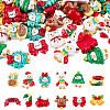 Christmas Opaque Resin Decoden Cabochons RESI-SP0001-04B-1