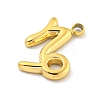 Real 18K Gold Plated PVD Vacuum Plating 304 Stainless Steel Pendants STAS-L278-002G-10-2