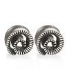 Vortex Brass Alloy Ear Tunnels FS-WGA94B8-05-2