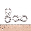 Tarnish Resistant Smooth Surface 304 Stainless Steel Infinity Links connectors LS-STAS-N006-03-4