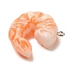 Shrimp Resin Imitation Food Pendants RESI-R442-01-3