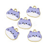 Painted Alloy Pendants PALLOY-P288-02G-4