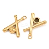 304 Stainless Steel Pendants STAS-H241-38A-G-2