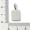 304 Stainless Steel Pendants STAS-C097-56P-12-3