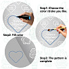 Valentine's Day Stainless Steel Metal Cutting Dies Stencils DIY-WH0289-090-4