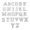 Alphabet Resin Rhinestone Patches DIY-TAC0005-45D-1