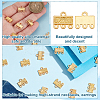 120Pcs Alloy Chandelier Components Links FIND-GO0003-32B-5