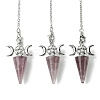 Natural Mixed Stone Cone Dowsing Pendulum Big Pendants G-C114-01P-2