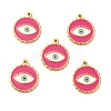 PVD Vacuum Plating 201 Stainless Steel Enamel Pendants STAS-J401-VC836-3