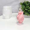 Heart(Organ) Shape DIY Candle Silicone Statue Molds CAND-PW0007-025-2