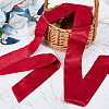 Satin Cloth Ribbon Wrap Around Chain Belt AJEW-WH0314-198C-3