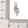 Rack Plating Brass Micro Pave Cubic Zirconia Charms KK-I720-64P-3