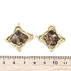 Natural Tiger Eye Pendants STAS-V003-04G-01-3