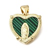 Brass Acrylic Pendants KK-G602-04A-02-1
