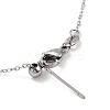 Adjustable 304 Stainless Steel Cable Chain Necklaces NJEW-K270-06P-4