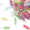 60Pcs 6 Colors Dummy Bottle Transparent Resin Cabochon RESI-SC0036-42-1