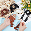 5Pcs 5 Styles PU Leather Wrap Around Chain Belt AJEW-CP0008-15-3